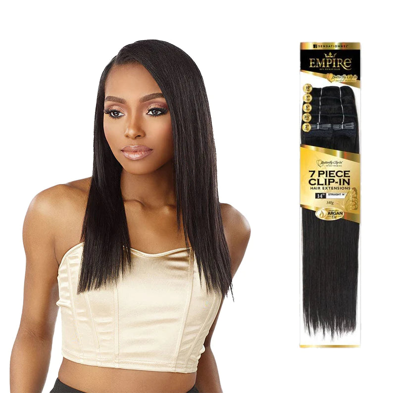 Sensationne Empire 7 Piece Clip in Hair Extensions Yes Queen Beauty Supply