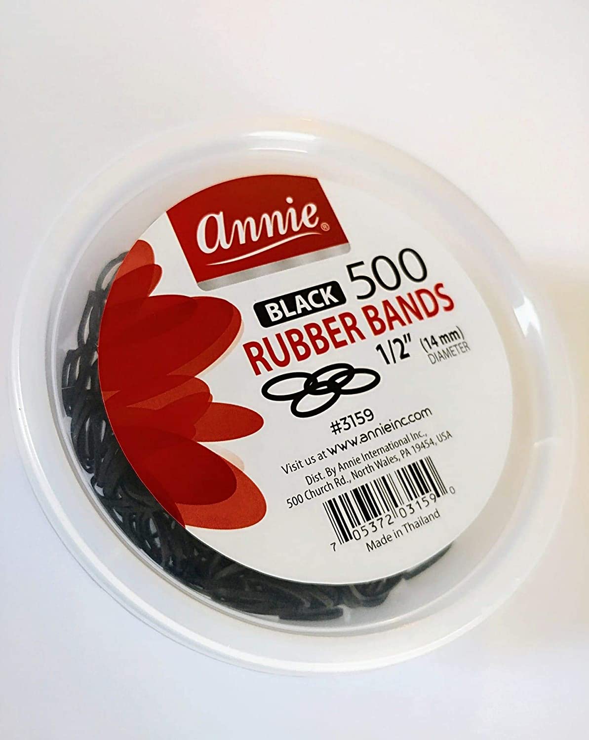 Annie Rubber Bands, Assorted - 300 bands