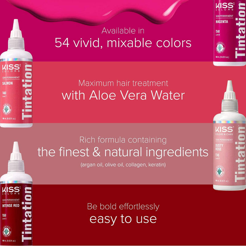 Kiss Tintation Semi-Permanent Hair Color