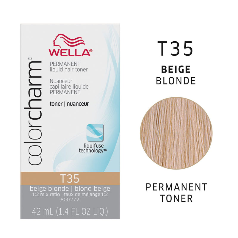 Wella Color Charm Permanent Liquid Hair Toner 1.4 oz