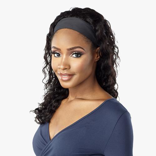 Sensationnel Virgin 12A Wet & Wavy Headband Wig