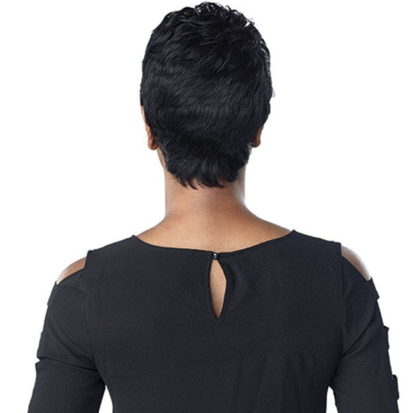 Sensationnel Salt & Pepper Human Hair Wig MONA