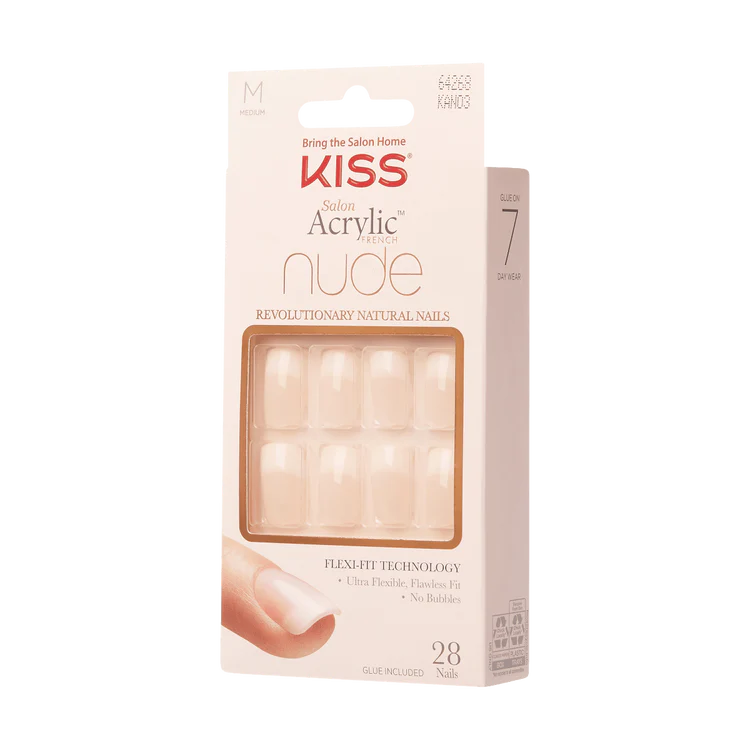 Kiss Acrylic Nude Natural Nails KAN03