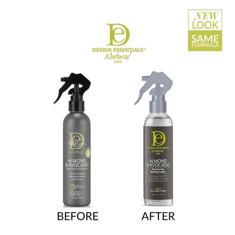 Design Essentials Almond & Avocado Twist & Set Setting Lotion