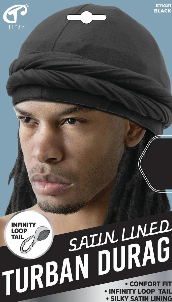 Titan Satin Lined Turban Durag
