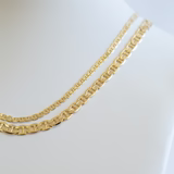 Chain Necklaces- Marine Textured 20"