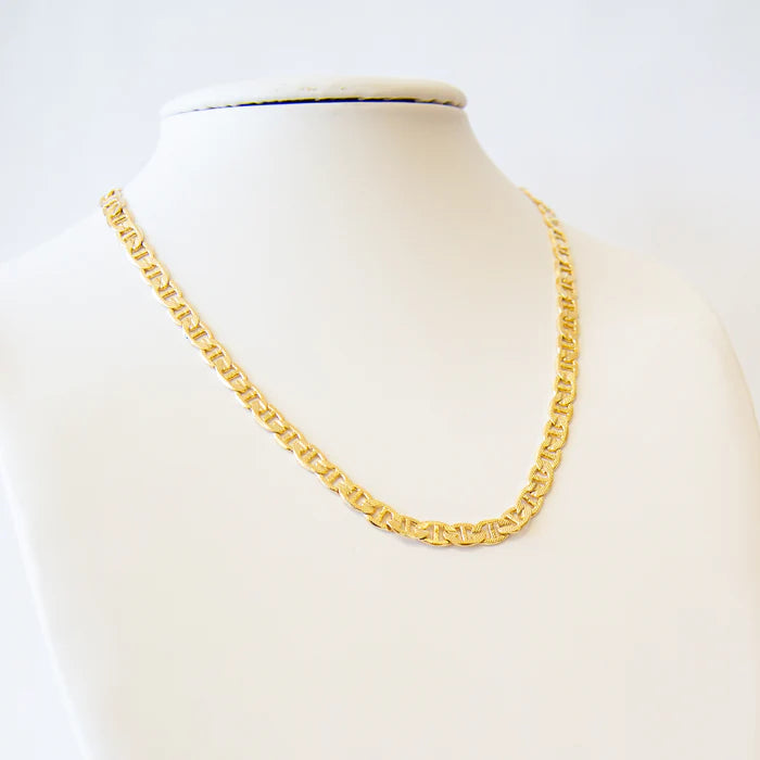 Chain Necklaces- Marine Textured 20"