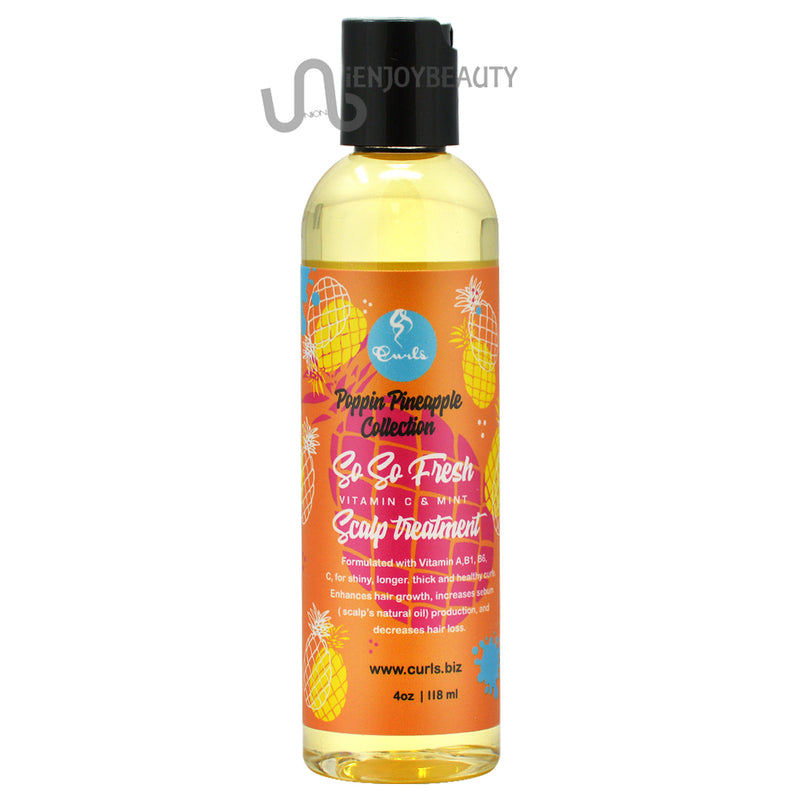 Curls Poppin Pineapple Collection So So Fresh Scalp Treatment 4oz