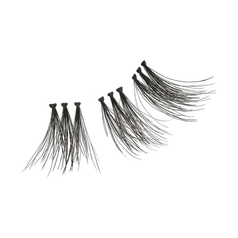 IEK 3D Trio Triple Black Long Cluster Lashes KPEC03TD