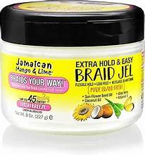 Jamaican Mango & Lime Extra Hold & Easy Braid Jel 8oz