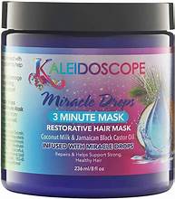 Kaleidoscope Miracle Drops 3 Minute Mask Restorative Hair Mask 8oz
