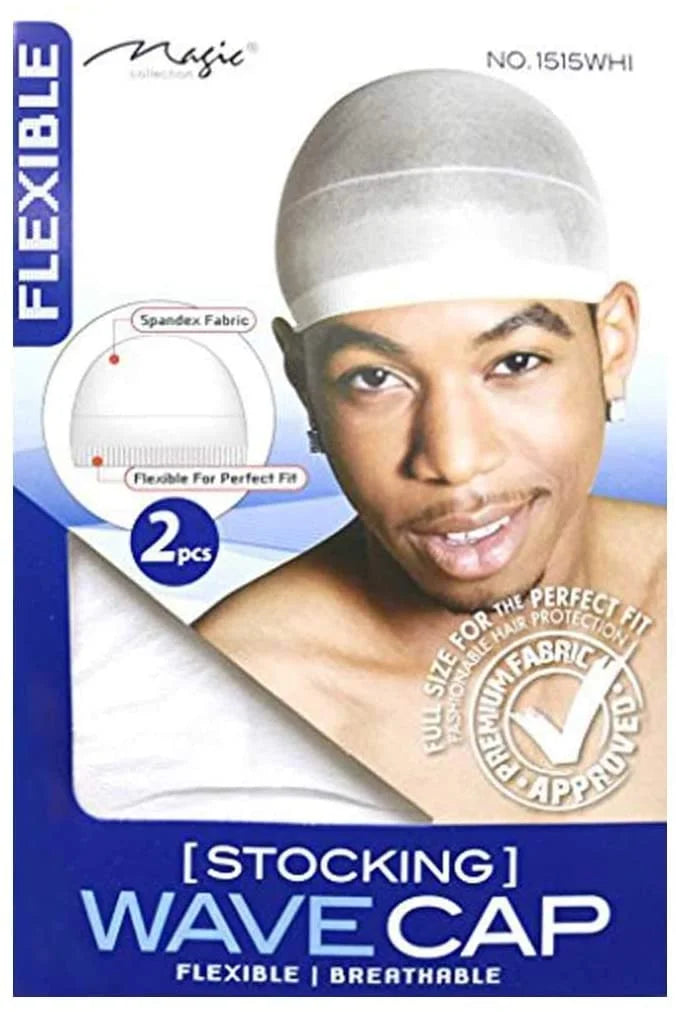 Magic Flexible Stocking Wave Cap 2pc