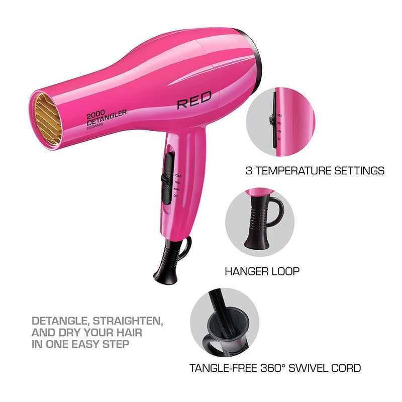Kiss Detangler Ceramic Detangler Dryer