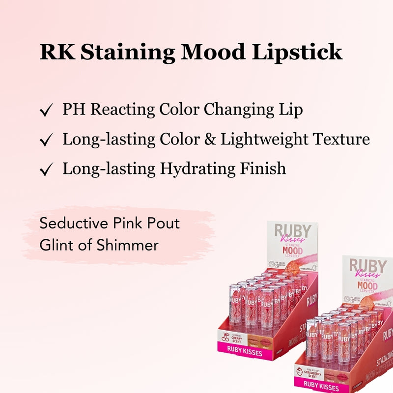 KISS SLC02D RK Mood Lipstick Rose All Day