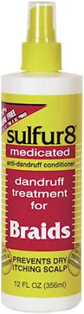 Sulfur 8 Medicated Braid Spray 12 oz