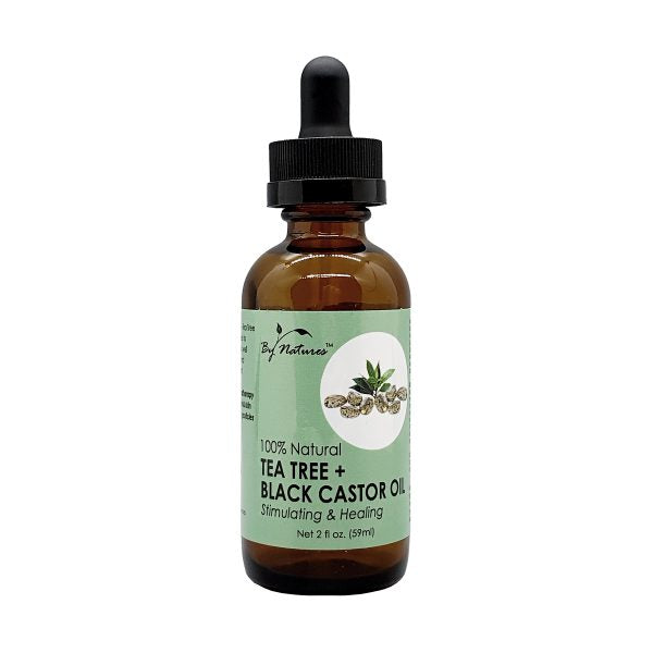 By Natures 100% Tea Tree + Black Castor Oil