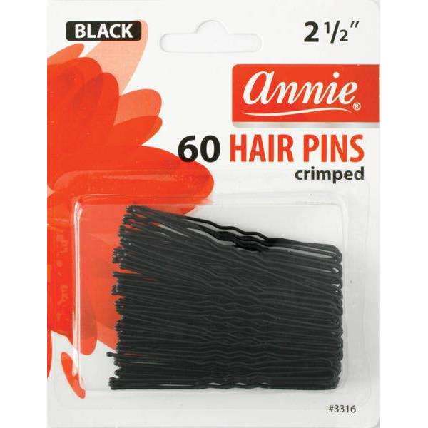 Annie 2 1\2" Crimped Hair Pins