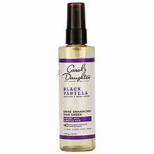 Carlos Daughter Black Vanilla Shine Enhancing Hair Sheen 4oz