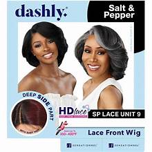 Dashly Salt & Pepper Unit 9 Lace Front Wig