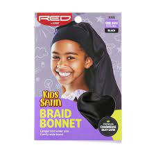 Kids Satin Braid Bonnet