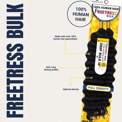 Freetress Human Hair Deep Bulk 14"