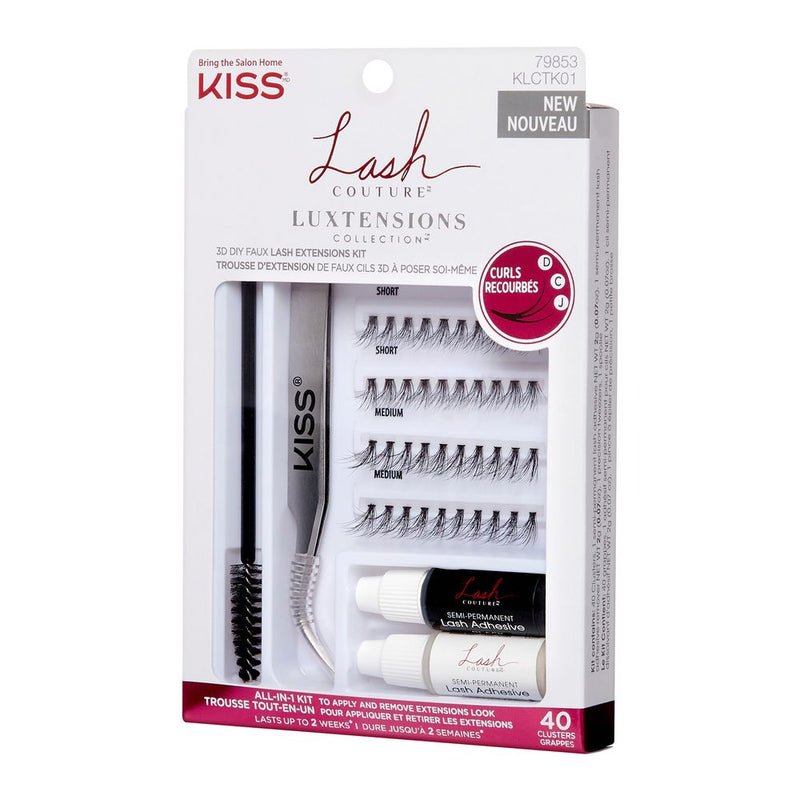 KISS Lash Couture Luxtensions Collection Faux Lash Extension Kit KLCTK01