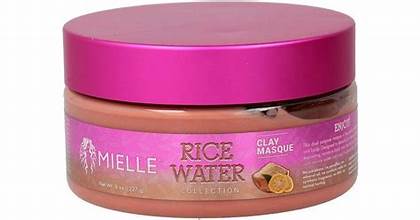 Mielle Clay Mask Rice Water 8oz