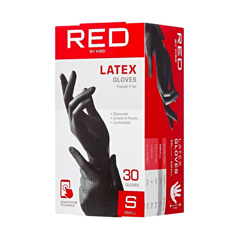 Red by Kiss Latex Gloves s 30 ct 30GLPF01