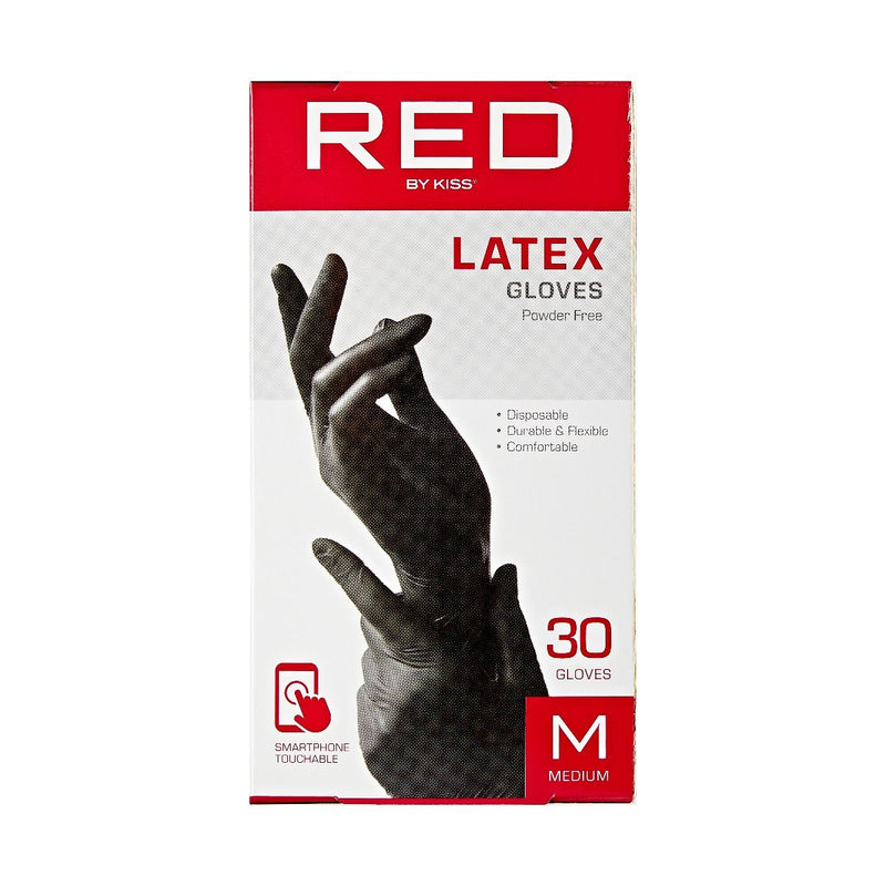 Red by Kiss Latex Gloves m 30 ct 30GLPF02