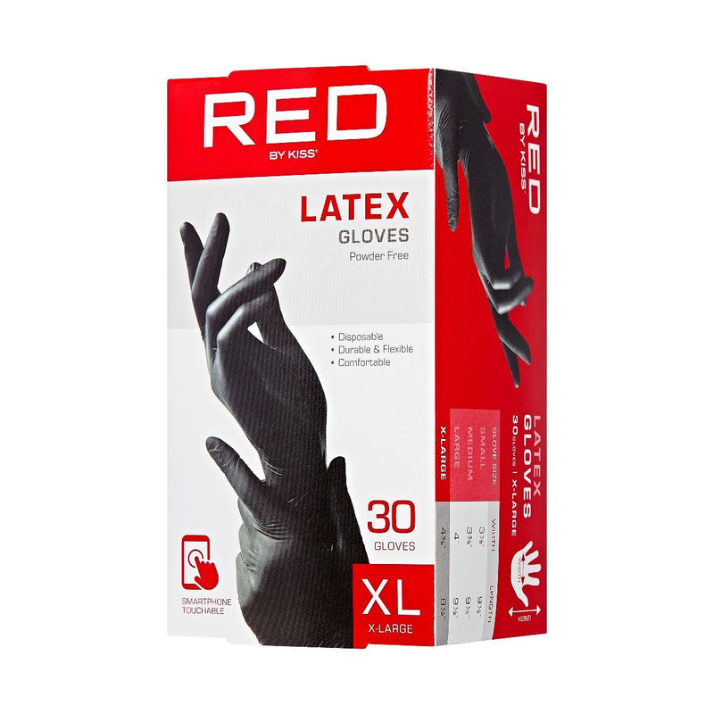 Red by Kiss Latex Gloves XL 30 ct 30GLPF04