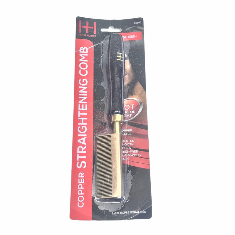 Hot & Hotter Copper Straightening Comb 5506