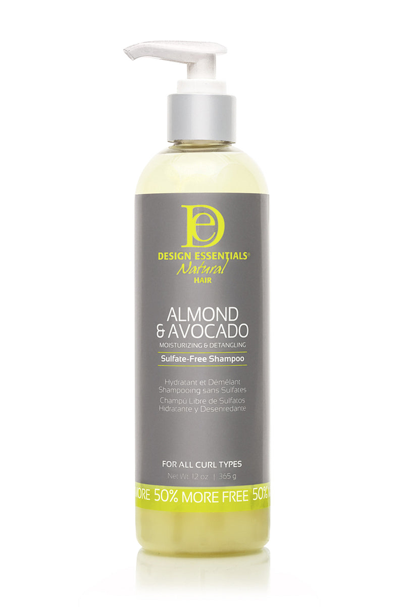 Almond & Avocado Moisturizing & Detangling Sulfate-Free Shampoo - 12oz