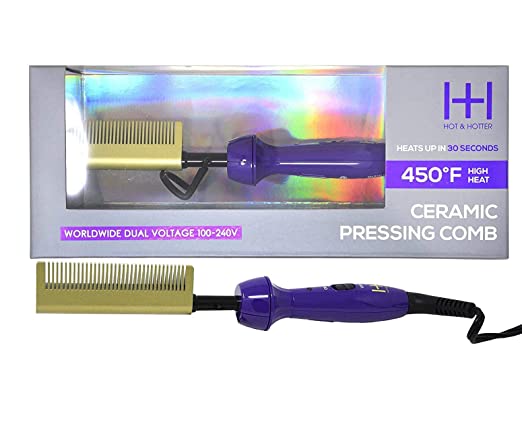Hot & Hotter Ceramic Electrical Pressing Comb
