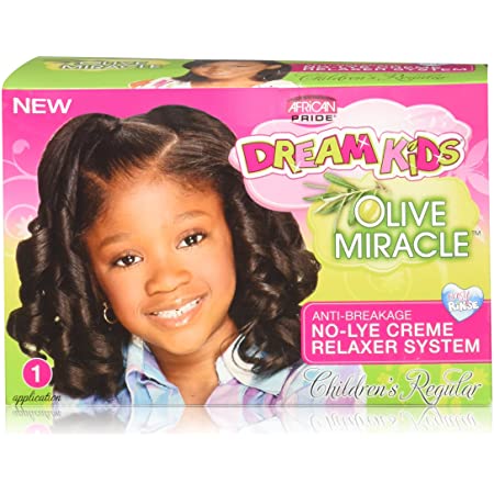 African Pride Dream Kids Olive Miracle No-Lye Relaxer System