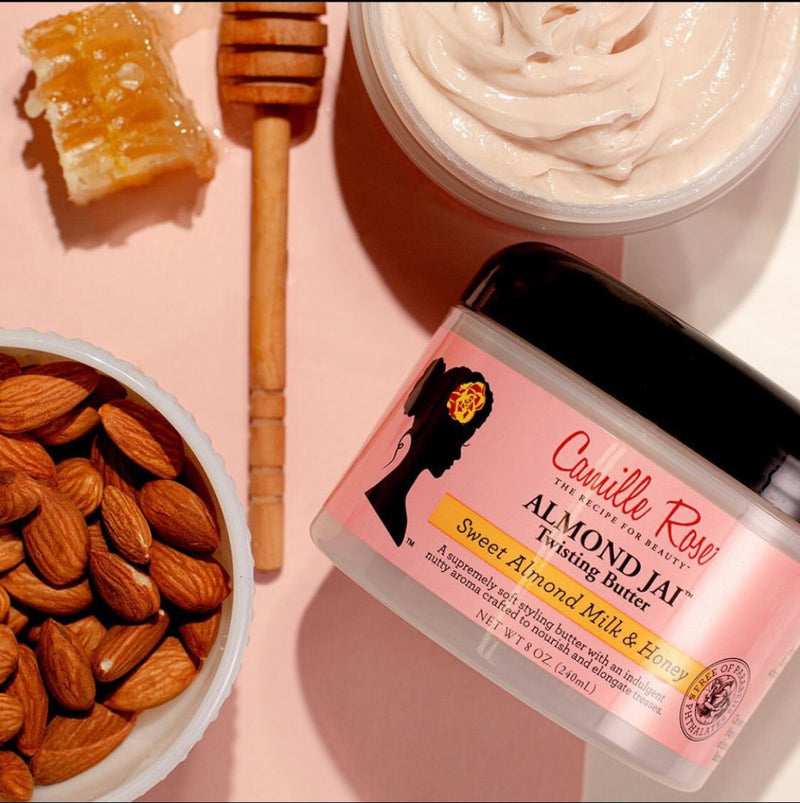 Camille Rose Almond Jai Twist Butter 8 oz Black-Owned Natural Beauty Products.