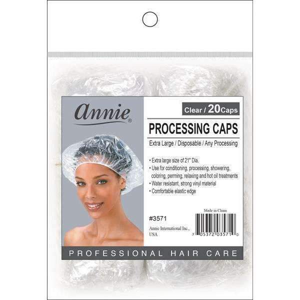 Annie Processing Caps XL 20 Pc Clear 