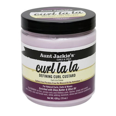 Aunt Jackie's Curl LaLa Custard 15 oz Black-Owned Natural Beauty Products.