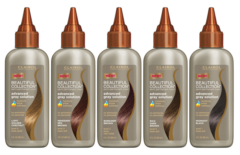 Clairol Beautiful Collection Advanced Gray Solution Semi-Permanent Hair