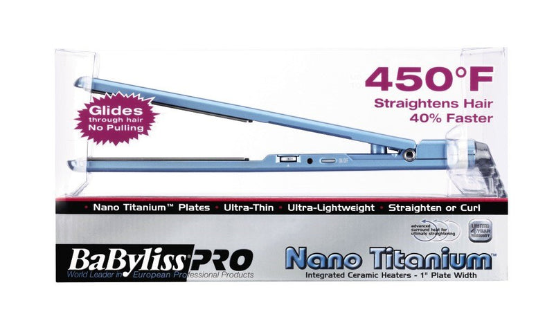 BaBylissPRO Nano Titanium Ultra-Thin Straightening Iron
