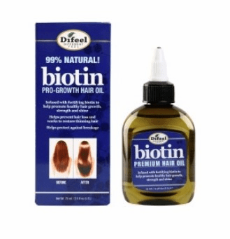 Difeel Biotin Premium Hair Oil 2.5 oz