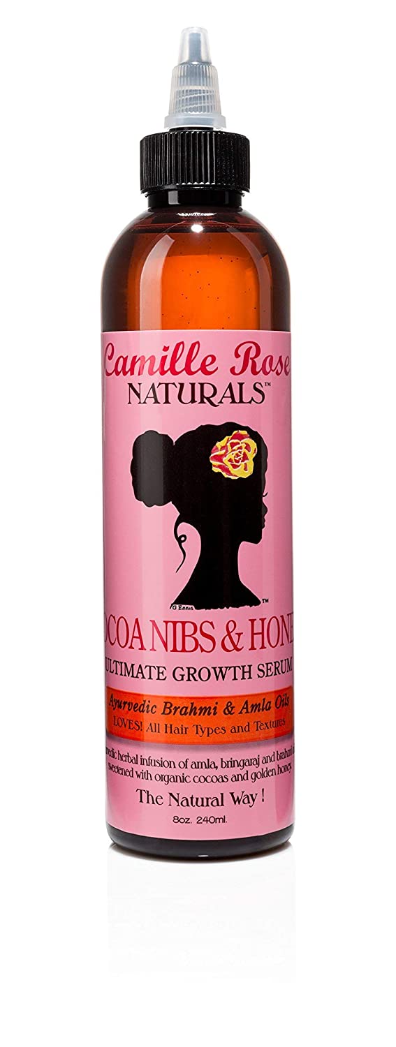 Camille Rose Cocoa Nibs Growth Serum 8 fl oz Black-Owned Natural Beauty Products.