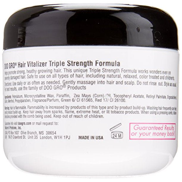 Doo Gro Medicated Hair Vitalizer Triple Strength 4 oz