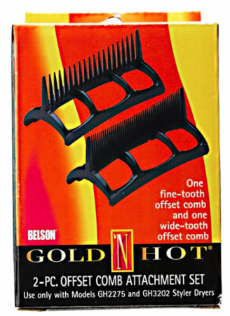 Gold N Hot 2 Piece Offset Comb Attachment GH2276