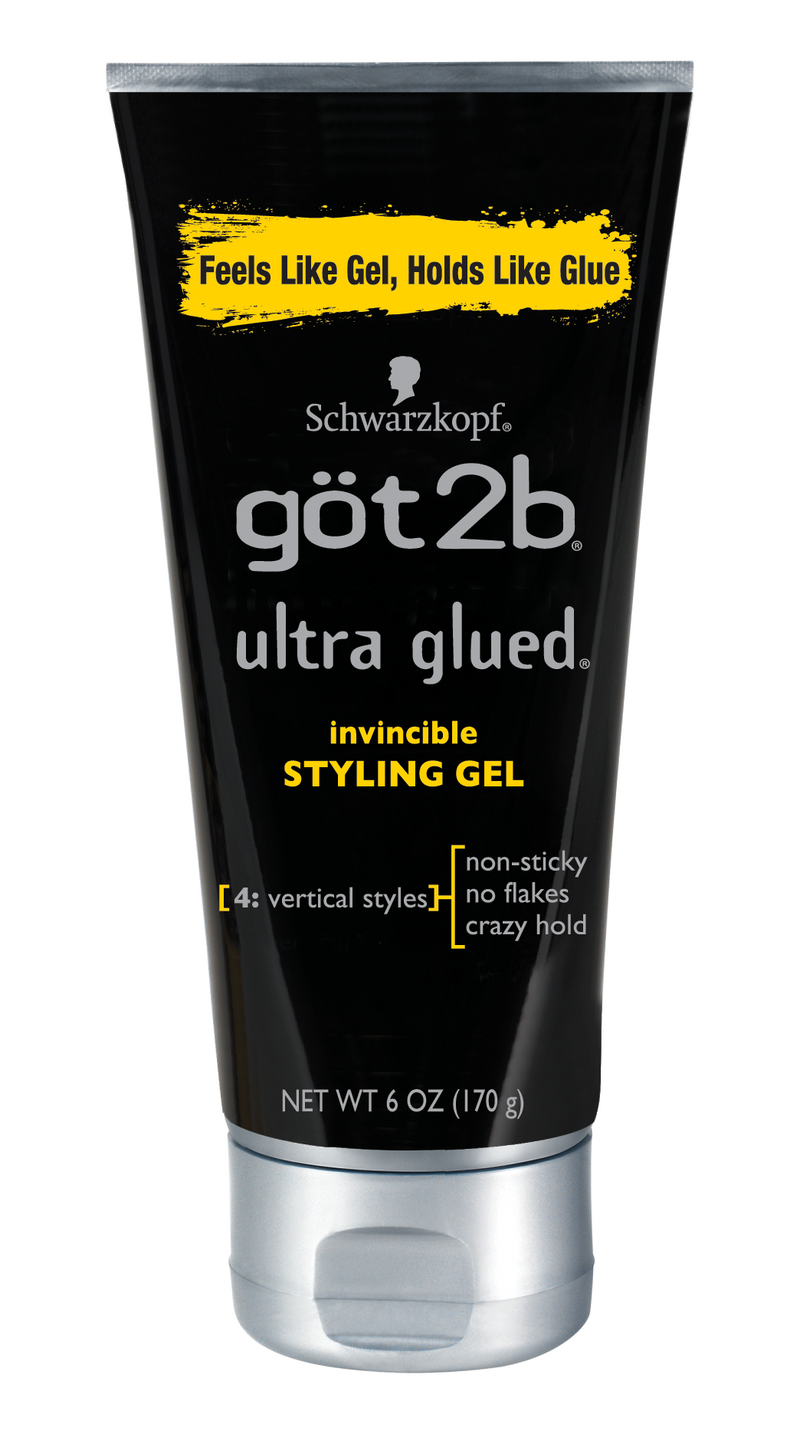 Got2b Ultra Glued Invincible Styling Hair Gel Black-Owned Natural Beauty Products.