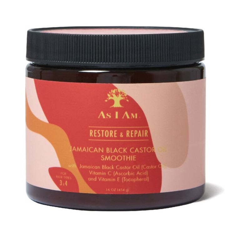 As I Am Jamaican Black Castor Oil Smoothie 16 oz Black-Owned Natural Beauty Products.