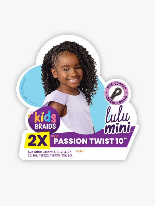 Lulu Mini 2x Crochet Passion Twist 10"