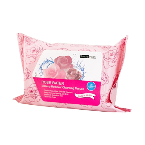 Rose Water Makeup Remover Cleansing Tissues
