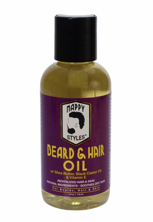 Nappy Styles Beard & Hair Oil 4 oz