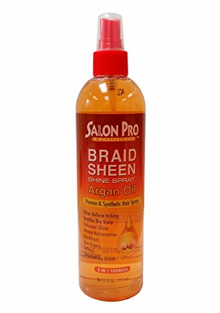 Salon Pro Braid Sheen Shine Spray 12 oz