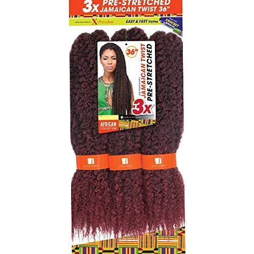 Sensationnel African Collection X-Pression Pre-Stretched Crochet - 3X JAMAICAN TWIST 36"